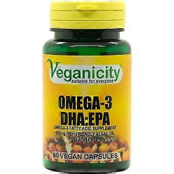 Veganicity Omega-3 DHA:EPA 500mg 60 Vcaps
