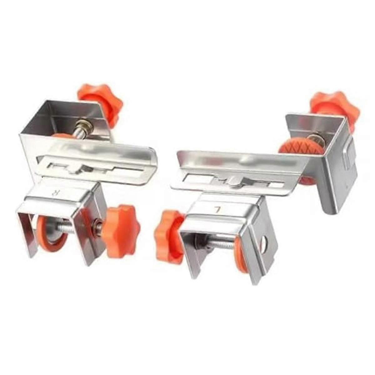 2Pack Drawer Front Installation Clamps-Adjustable Heavy-Duty Drawer Fixing Clips for Face Frame Cab
