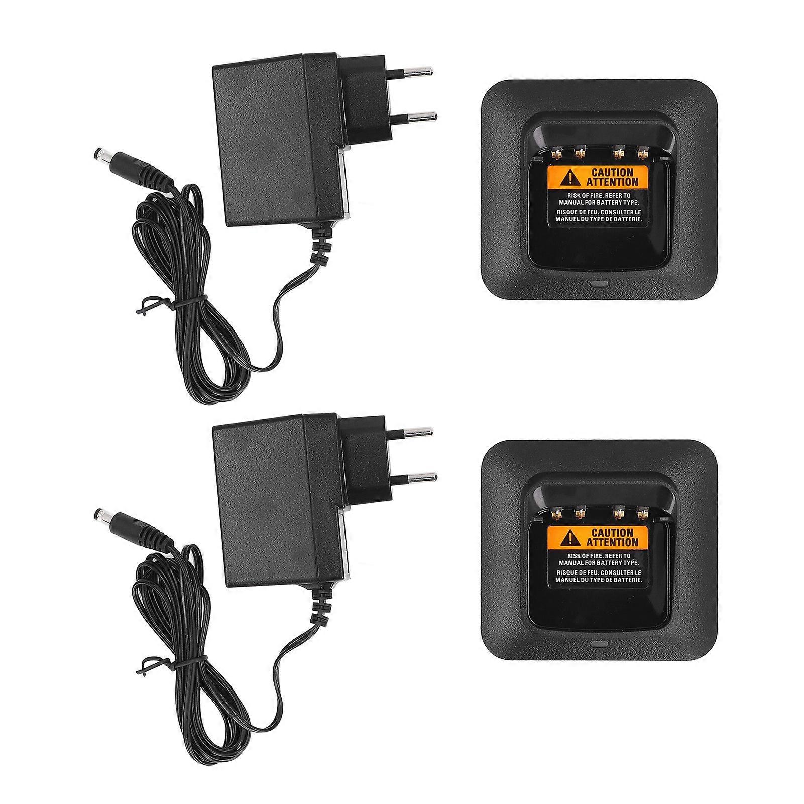2Pcs 2 Way Radio Battery Charger with LED Indicator for XPR3300e XPR3500e XPR7350e