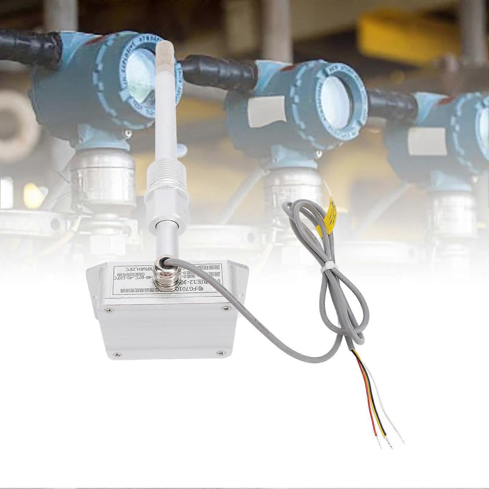 Temperature and Humidity Sensor High Accuracy Duct Type Wall Mount Industrial Transmitter 4‑20mA Signal Output 12‑30VDC 