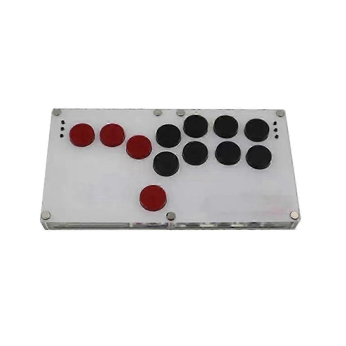 Slim Finger Joystick Full Button Arcade Fight Controller Game Controller with Hot-Swap Function for