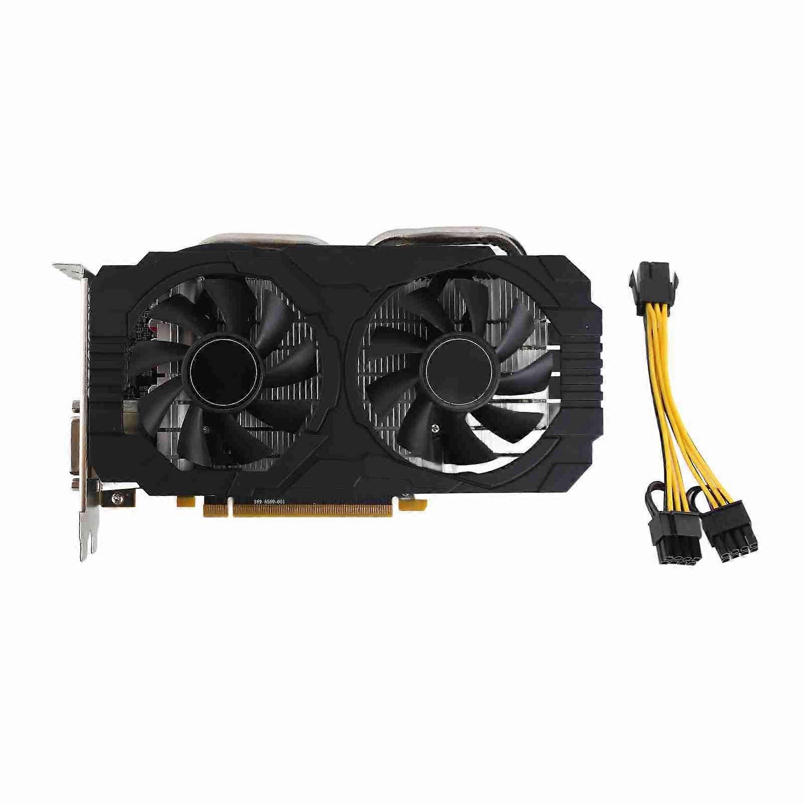 RX580 grafikkort 8GB GDDR5 256bit stöd 8K 2 kylfläktar 16 PCI Express 3.0 spelgrafikkort för hemmakontor