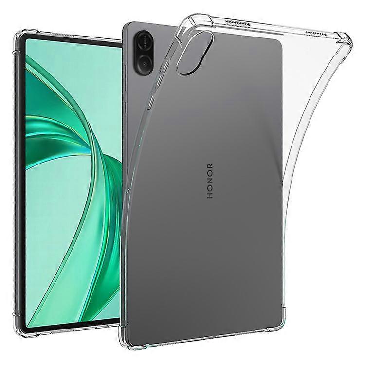 متوافق مع Honor Pad X8a Case رباعي الزوايا المقاوم للصدمات غطاء TPU اللوحي الشفاف