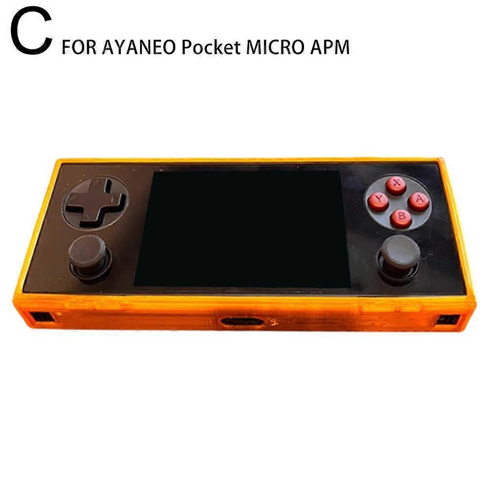 3D Printed TPU Soft Case for AYANEO Pocket MICRO APM Handheld Game Console Orange