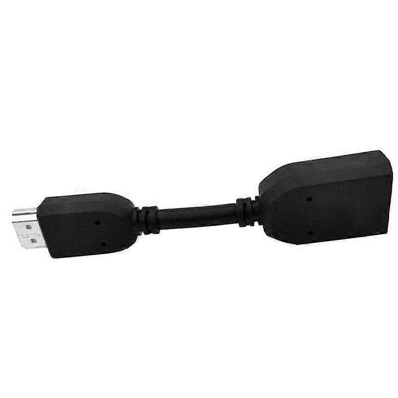 Black(A)$Mini HDMI-compatible male to female adapter version 2.0HDMI-compatibleI extender cableHDMI-compatible pass-through