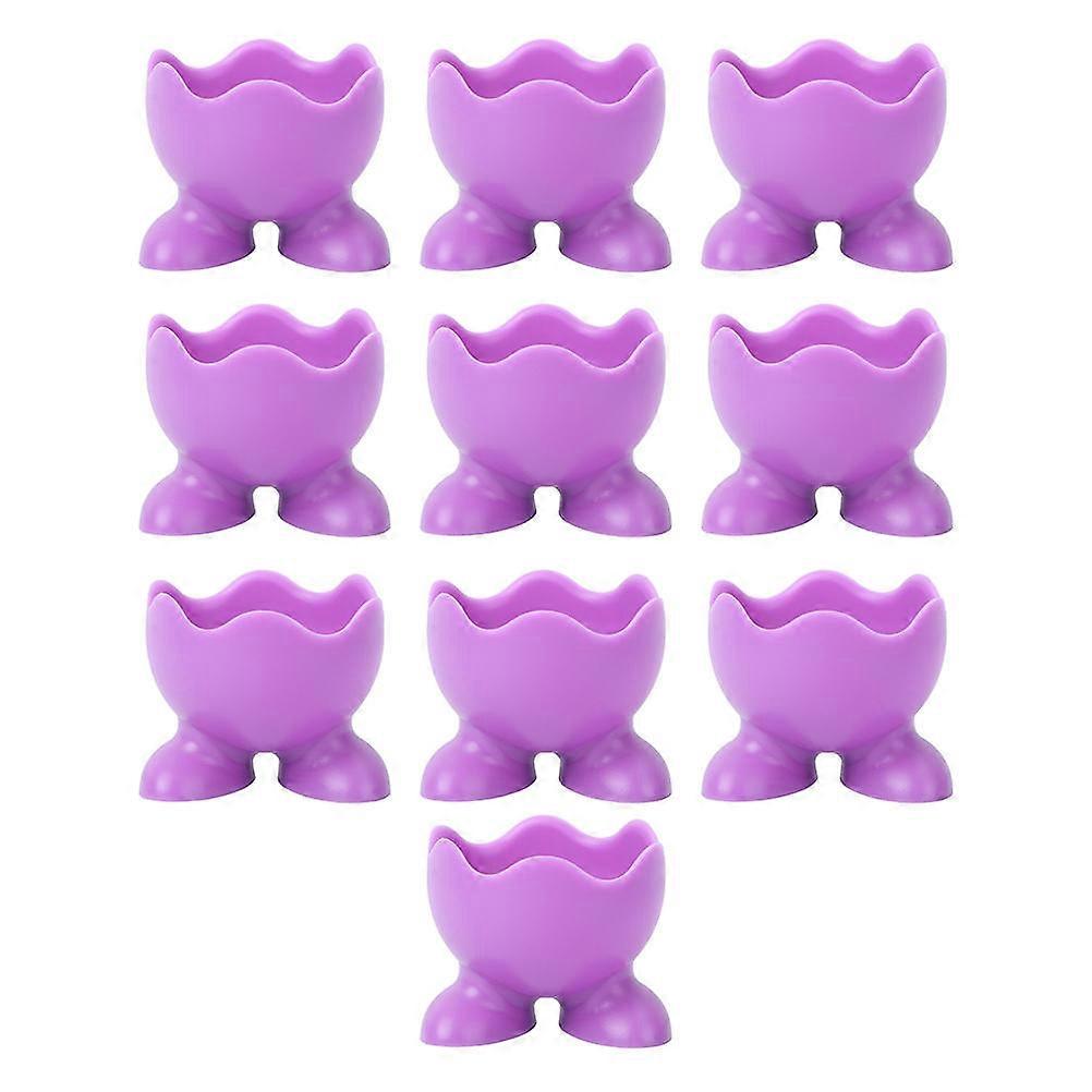 Silicone Egg Cups Set of 10 with Stable Feet for Boiled Eggs – Kitchen Tools for Easy Serving, Storage, Holidays, and Everyday Use