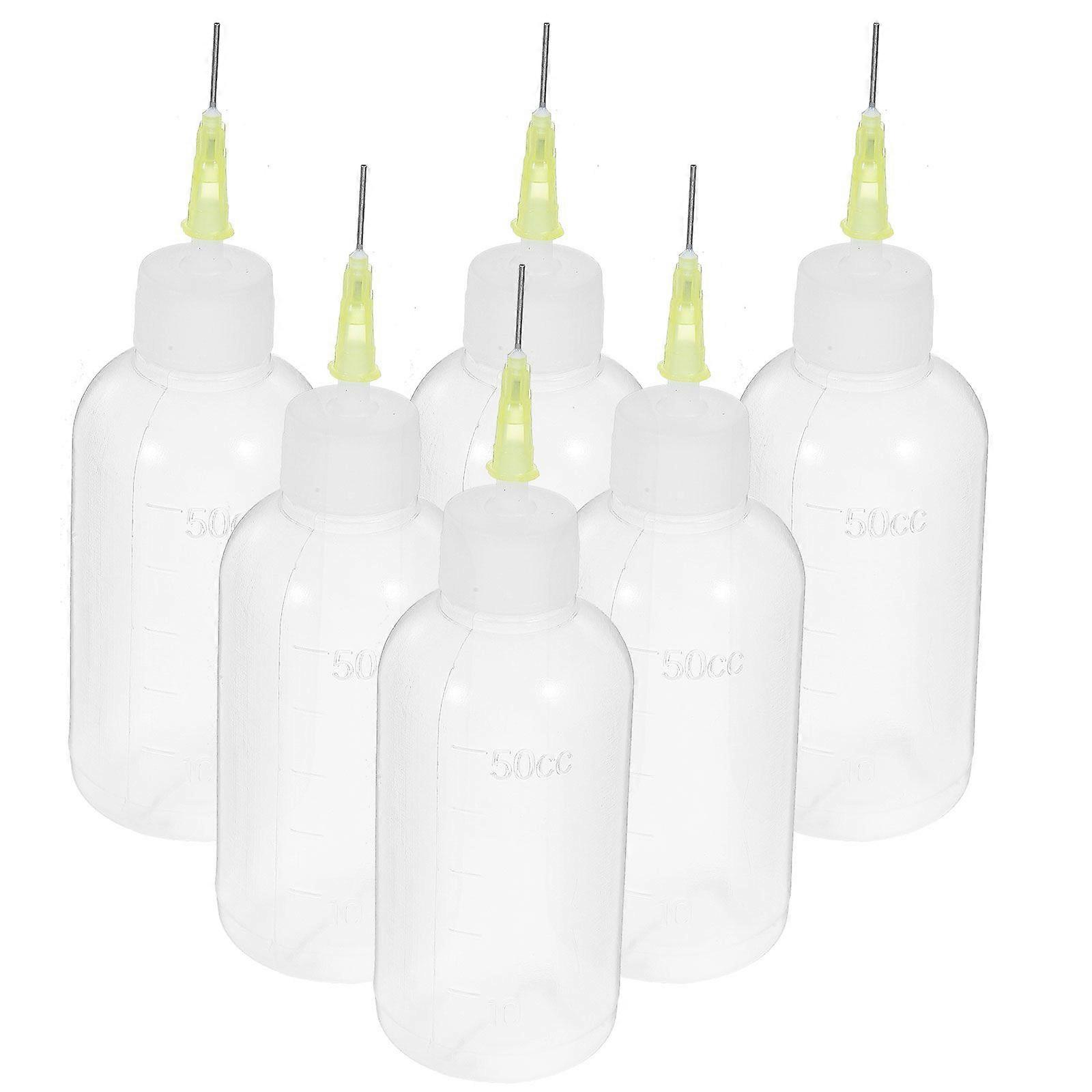 6 pcs Precision Tip Applicator Bottle Needle Tip Glue Bottles Glue Applicator Bottles