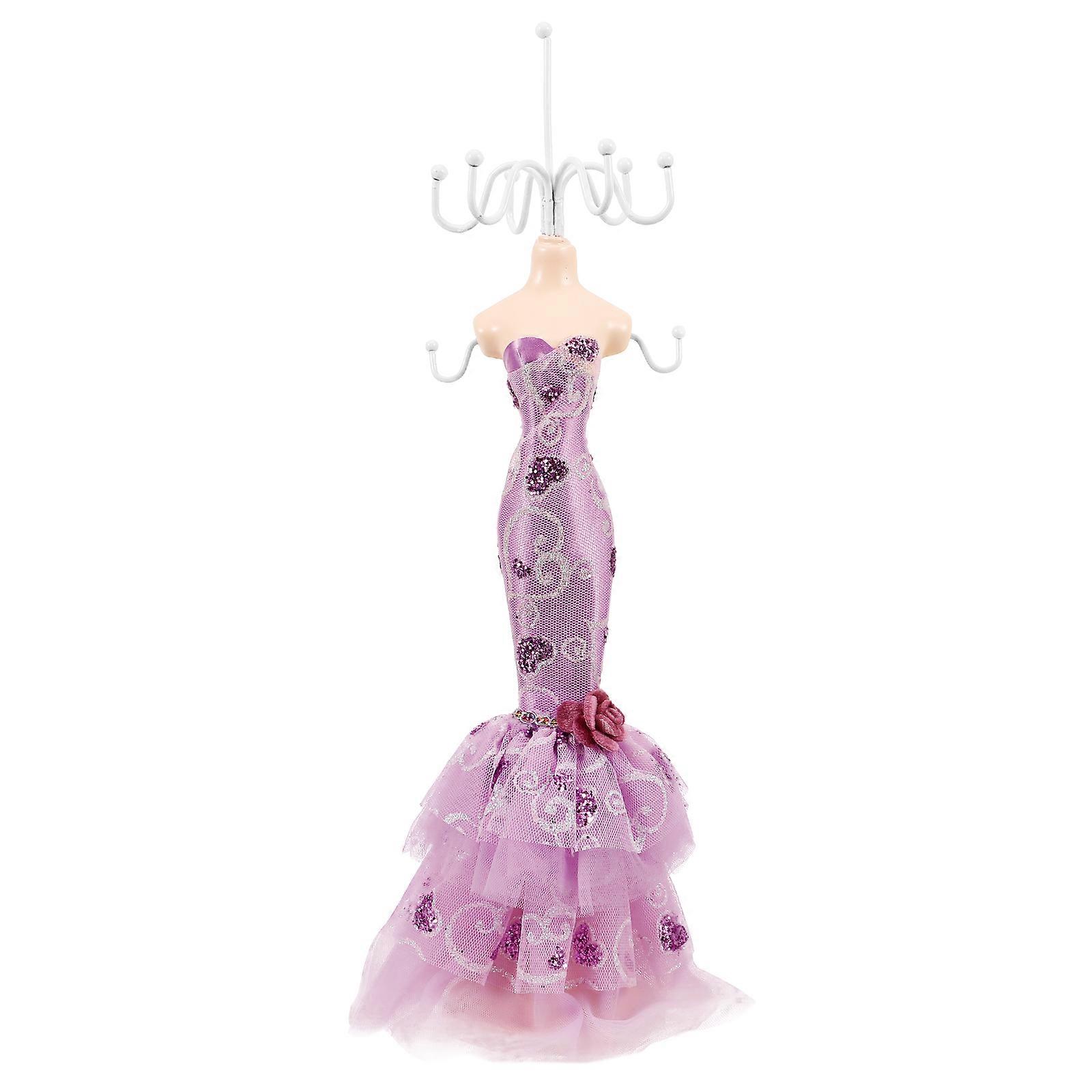 Display Stand Necklace Stand Jewelry Storage Retail Setting Plastic 1Pack
