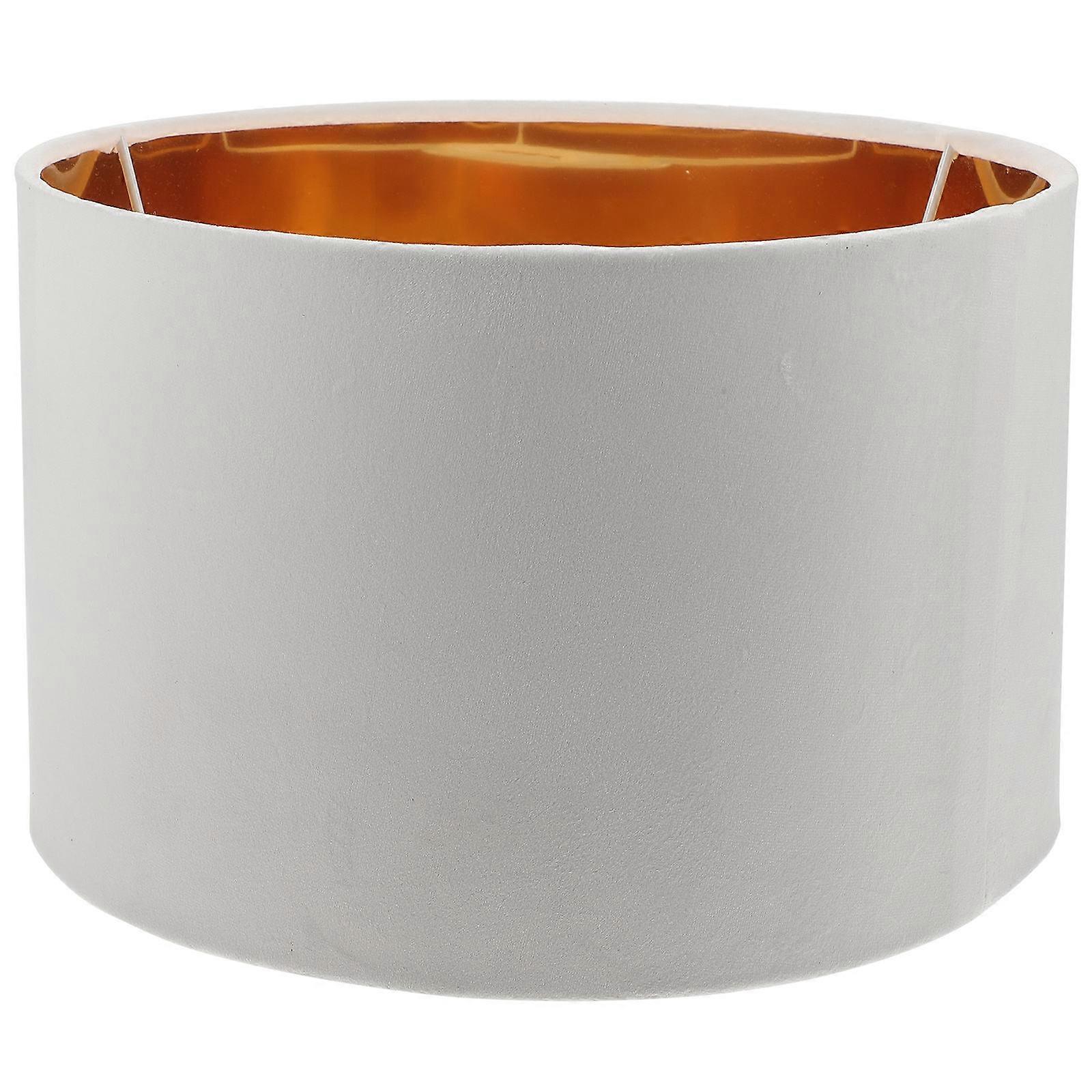 White Cloth Lampshade for Decor Simple Style Table Lamp Cover with Durable Material 7 Inch