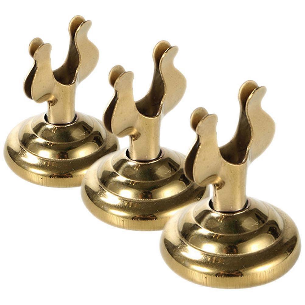 Table Number Holders Metal Wedding Table Number Stands Elegant Design Golden 4.00X3.00X3.00CM Photo Clip 3Pack