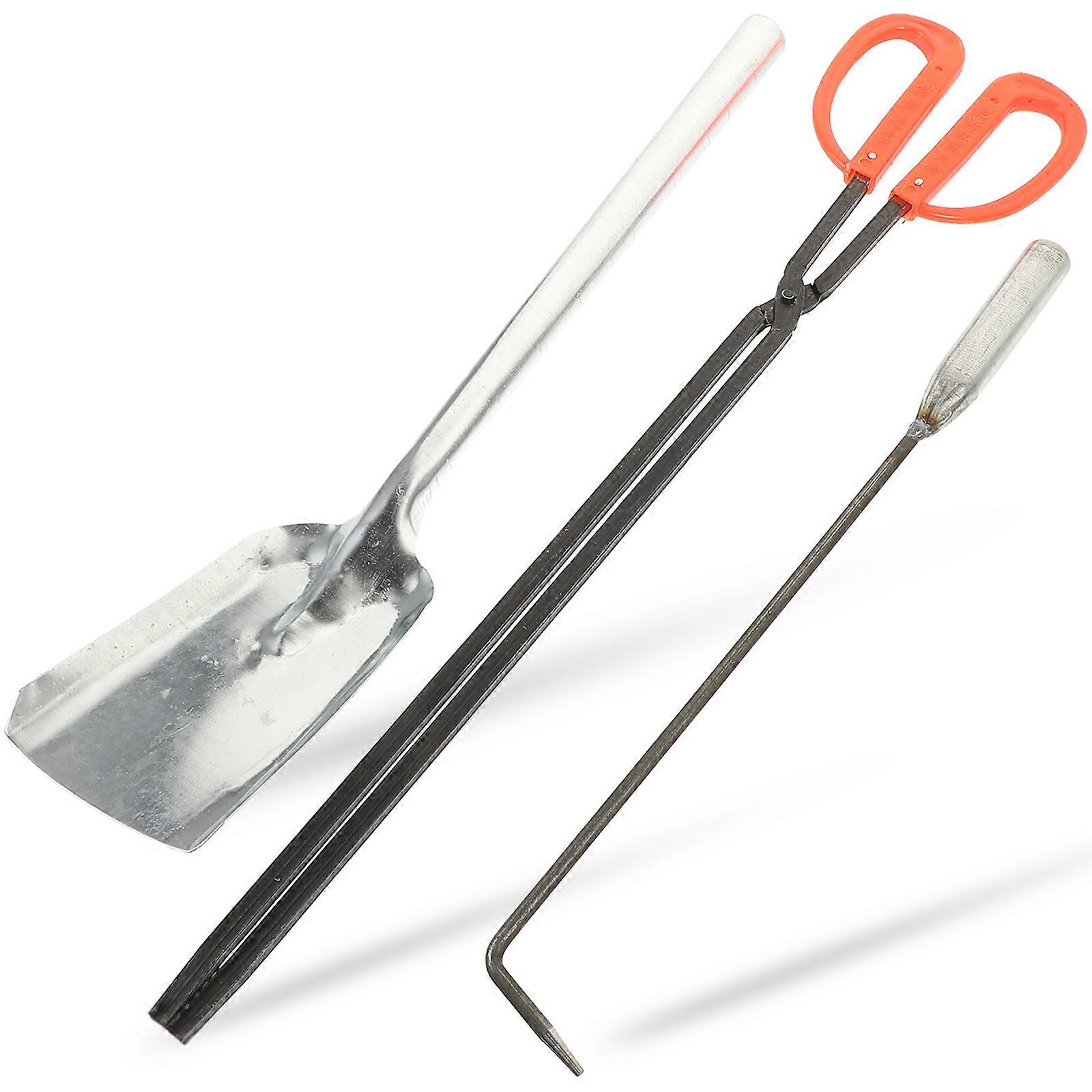 Fire Tool Kit Fireplace Supplies Practical Iron Material for Home Maintenance 1Set