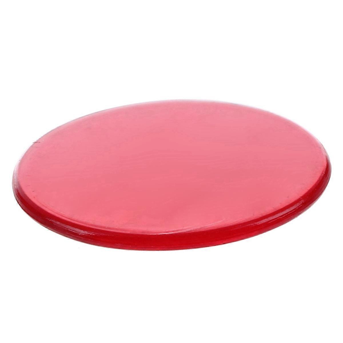 100pcs Clear Red Plastic Bingo Chips 1.9cm