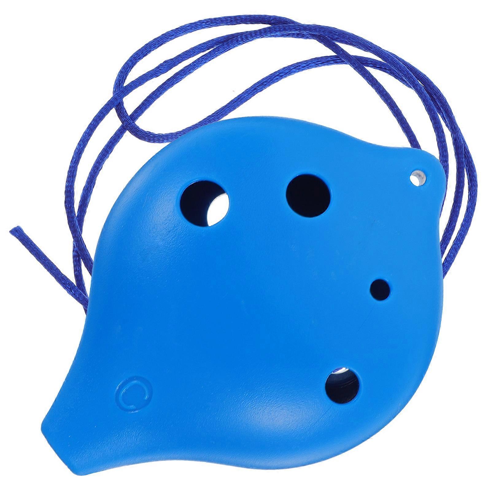 Child Ocarina Creative Wind Instrument Practice Tool 11x8cm Beginners Musical Instrument 1Set