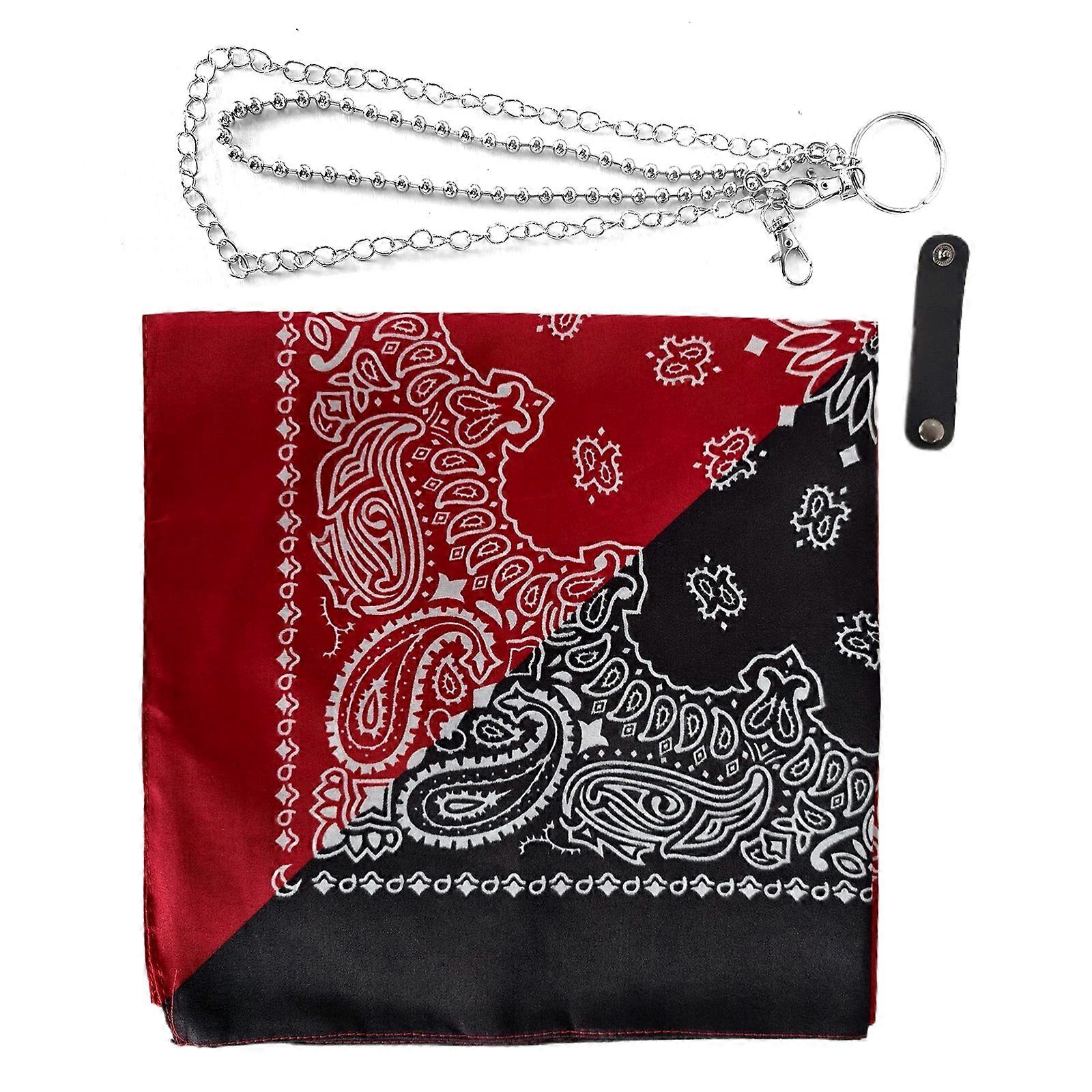 Wallet Chain Ribbon Headscarf