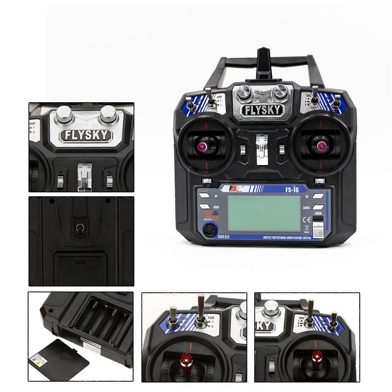 2.4GHz 6 Channel Radio Transmitter for RC Helicopter and Glider with Receiver and Remote Control