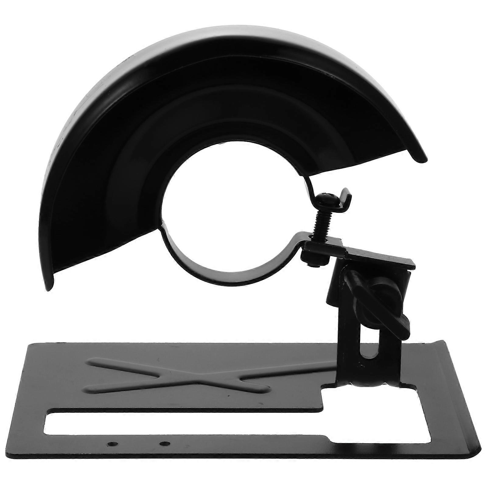 Black High-Carbon Steel Angle Grinder Stand Protector with Excellent Texture and Heat Resistance