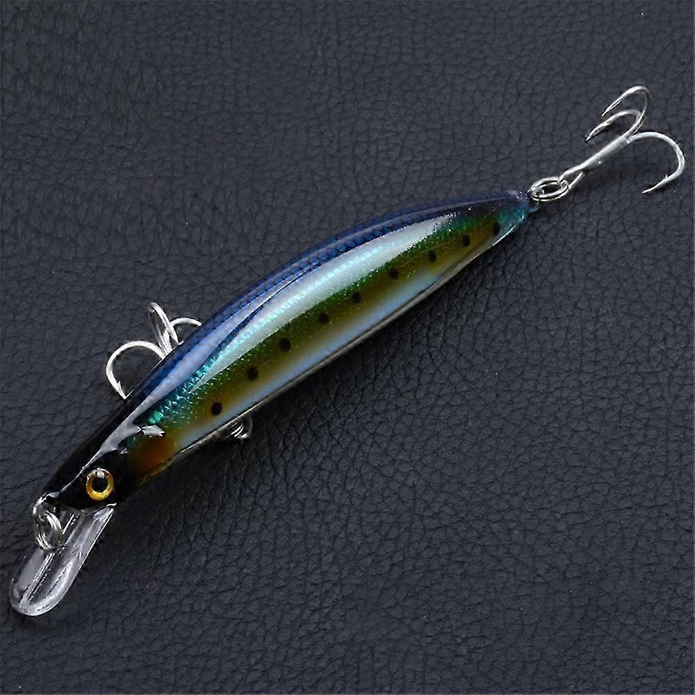 11cm 13.7g Laser Bionic Fishing Lure 3D Eyes Long Casting Plastic Hard Bait with Hook - Style 4