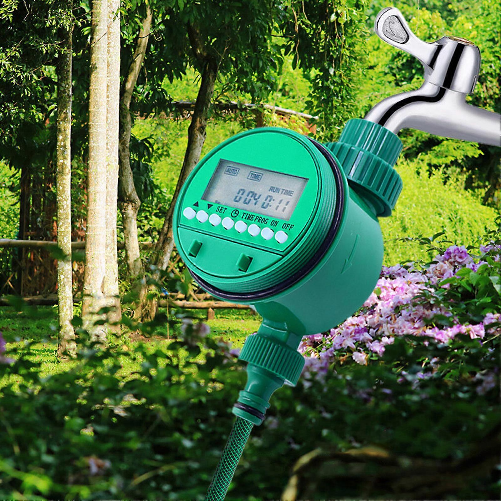 Programmable Watering Timer Auto LCD Display Energy Saving Sprinkler Timer with Filter for Yard Garden Lawn
