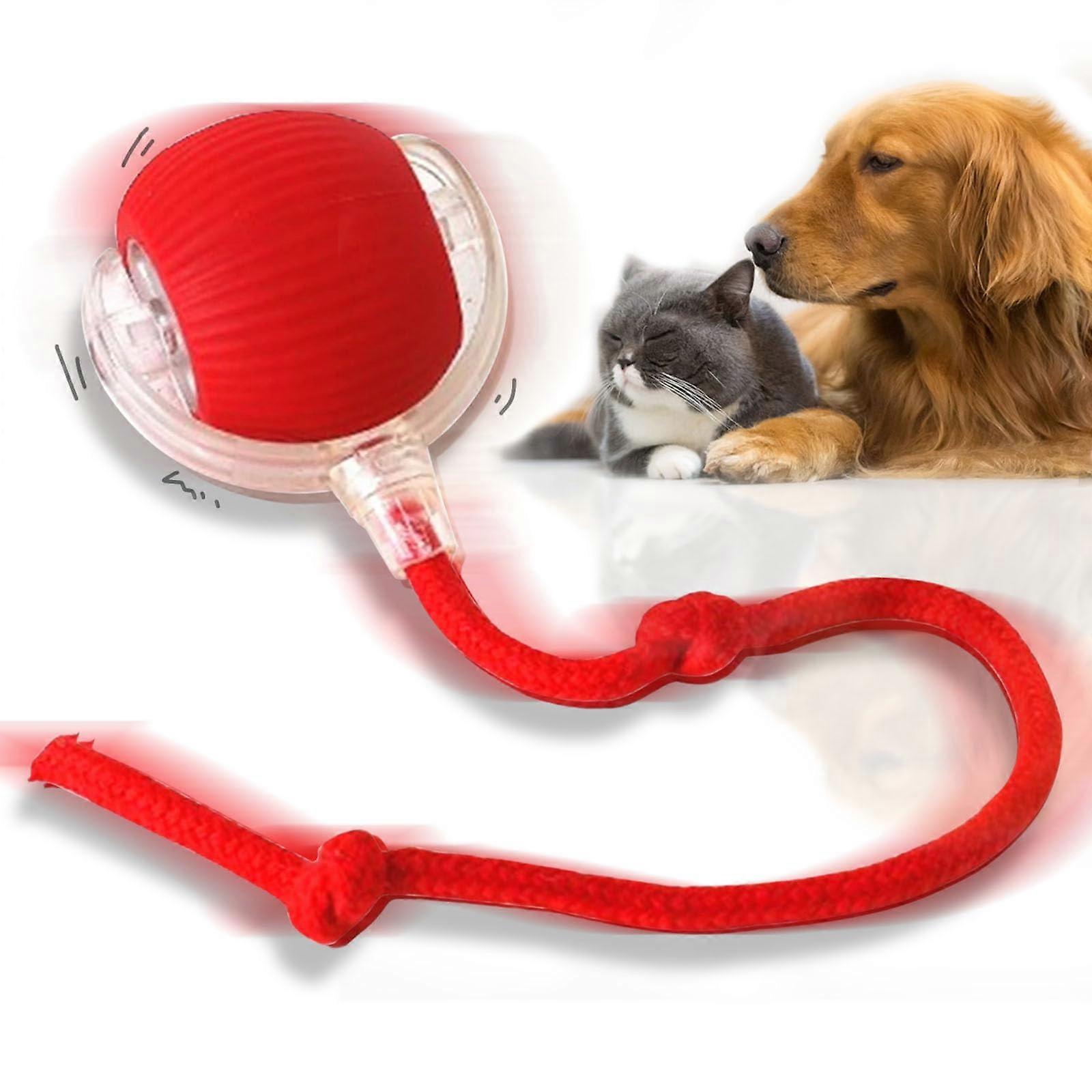 Interactive Cat Toy Ball - Electric Rolling Toy with Tail for Cats and Dogs, 3 Modes, 360° Movement, Intelligent Design