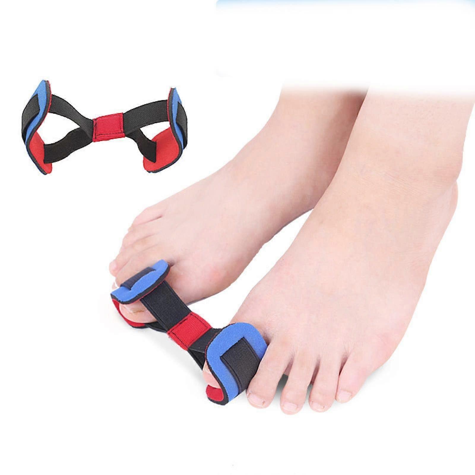 Large Toe Straps for Foot Pain Relief, Stretchy Belt Toe Stretcher for Alignment and Corrective Support, Adjustable Size