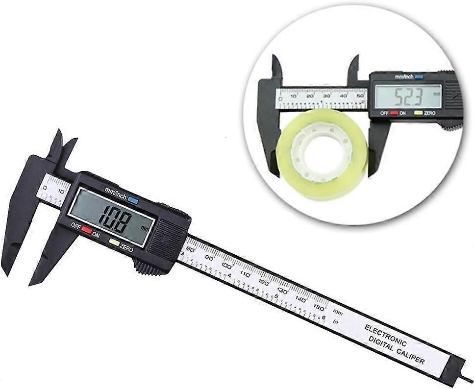 6inch/ 150mm LCD Digital Caliper Electronic Vernier Micrometer Measuring Tool
