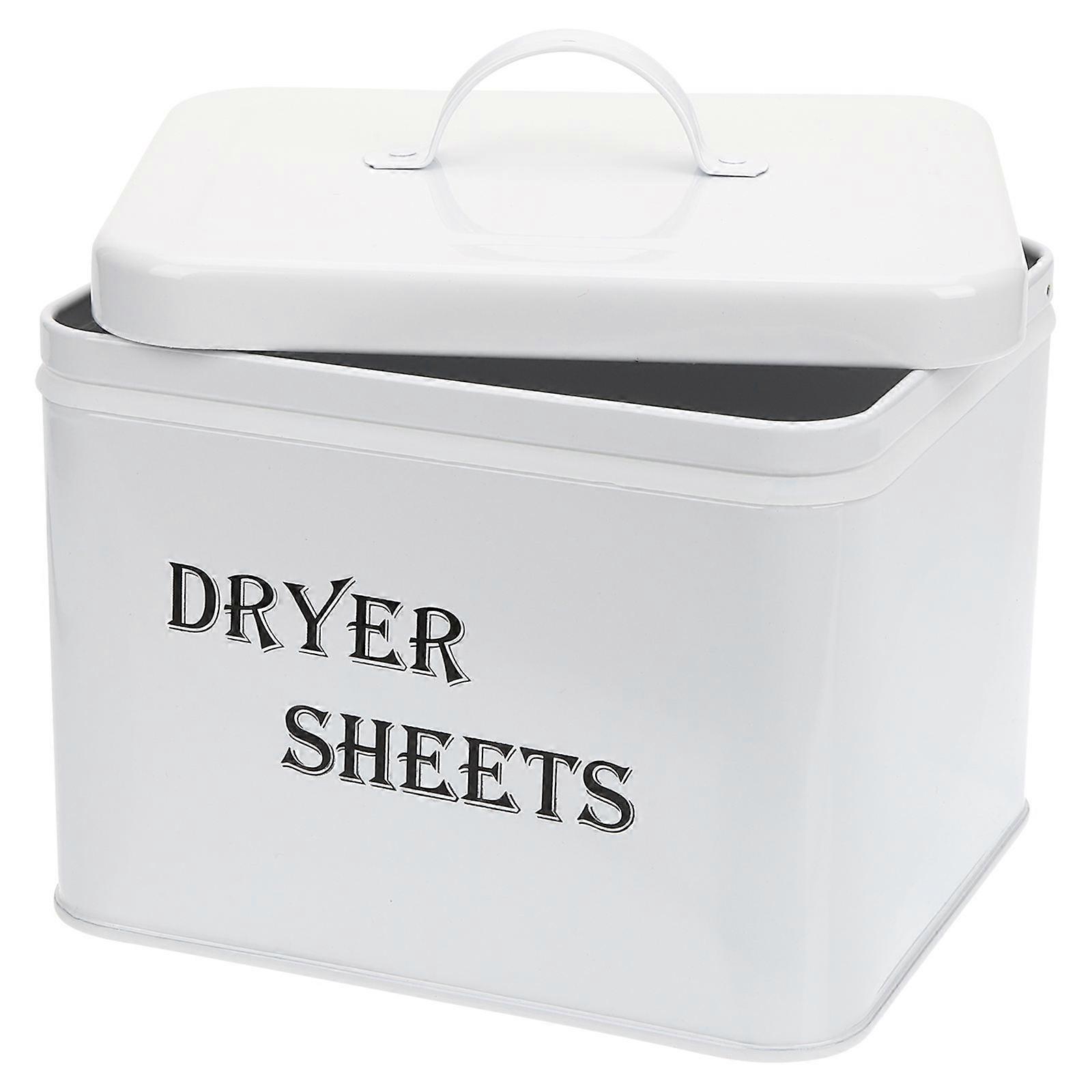 Dryer Sheets Organizer Metal Keeps Dryer Sheets Fresh 7.2×6.0×5.1in Homeowners 1Set