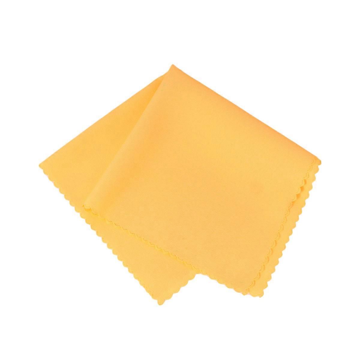 4Pcs Golden Solid Color Napkin Cloth for Restaurant Use Simple Style Table Cloth