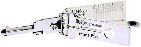 Lishi HU46 V.3 2in1 Decoder and Pick - Best Automotive Locks Unlock Tools