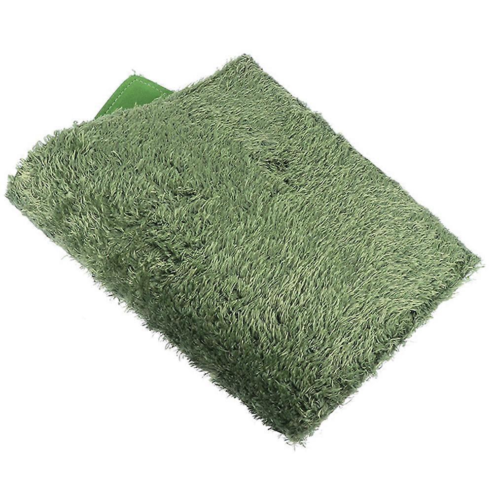 Horned Frogs Reptile Box Mat Lifelike Artificial Lawn Carpet for Terrarium Decoration Soft Cushion for Reptiles Suitable for Tortoises Snakes and