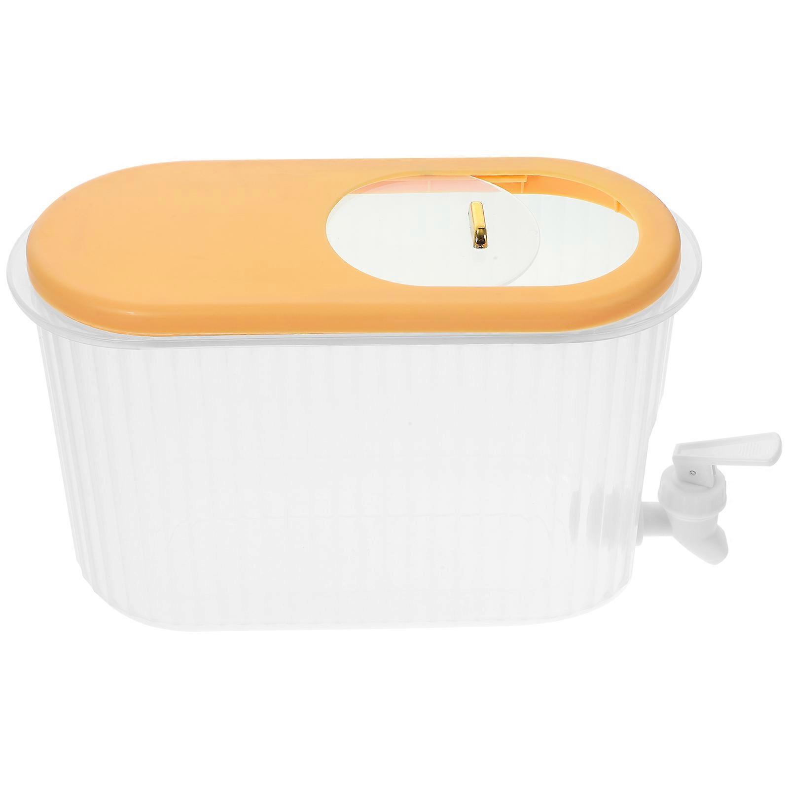 Beverage Pitcher With Spigot For Outdoor Activities Rectangular Sealing 26X16.5X11CM 1Pcs