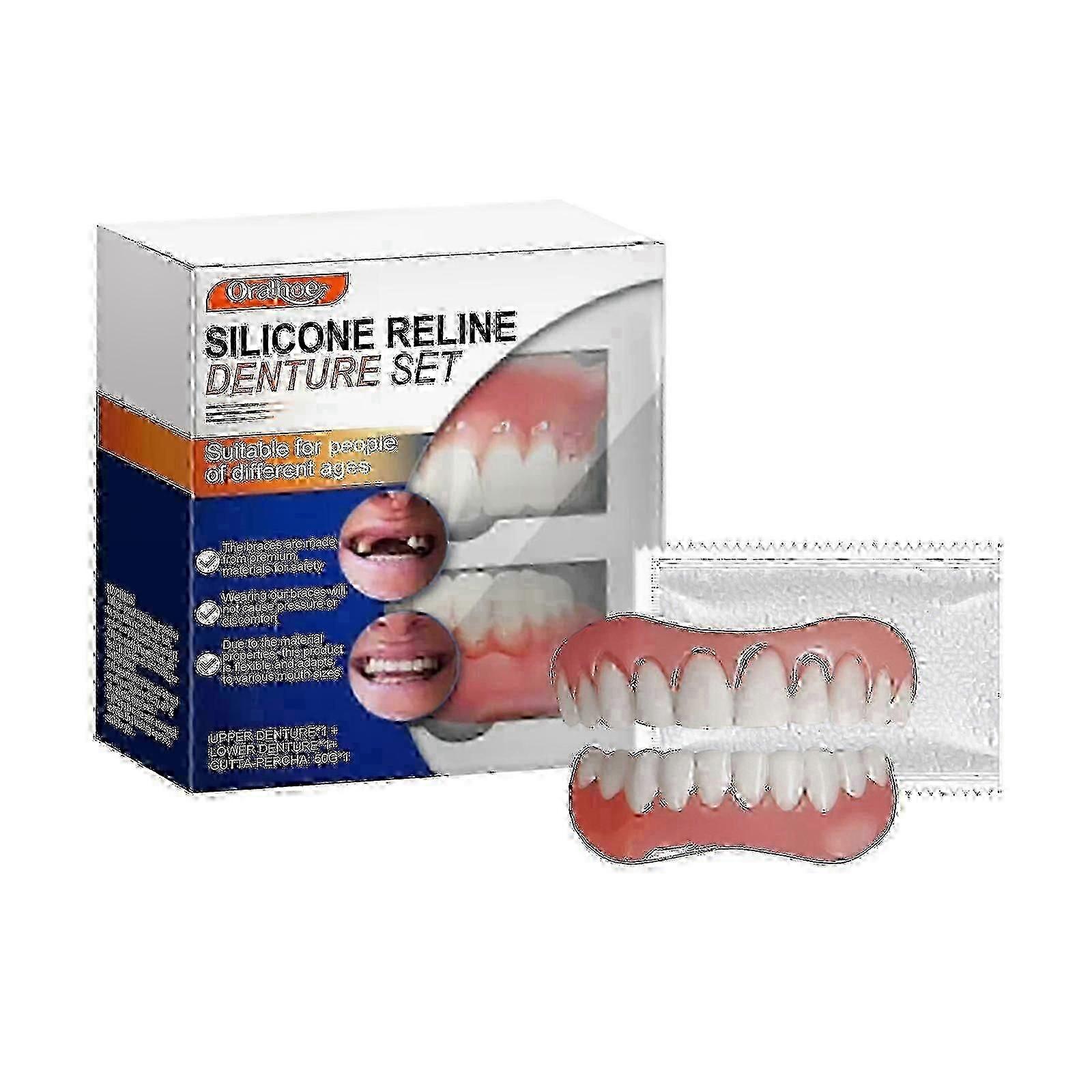 Denture Modification Kit, Comfortable, Cosmetic Solution for Smile Enhancement