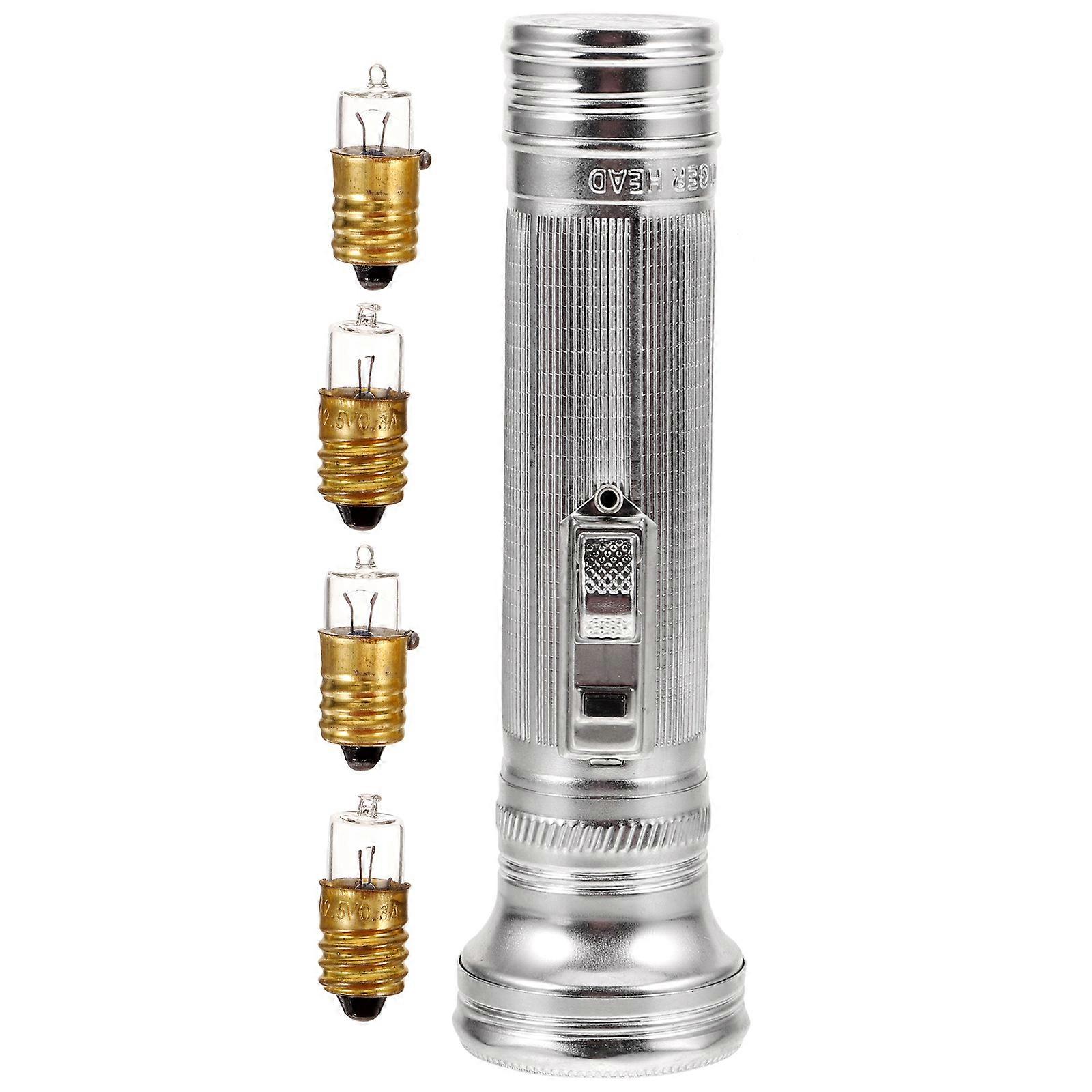 Outdoor Old-Fashioned Flashlight Small Handheld Flashlight Portable Flashlight Men Women 1Pack