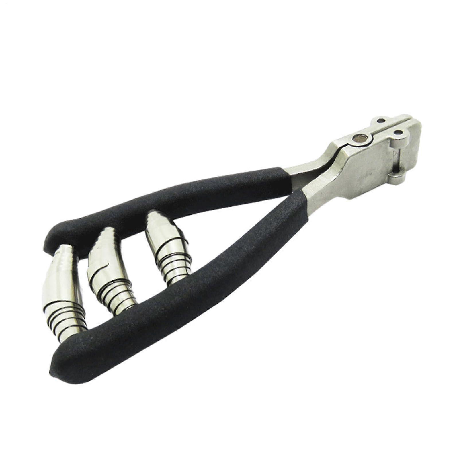 Badminton stringing clamp with tension control for racket repair