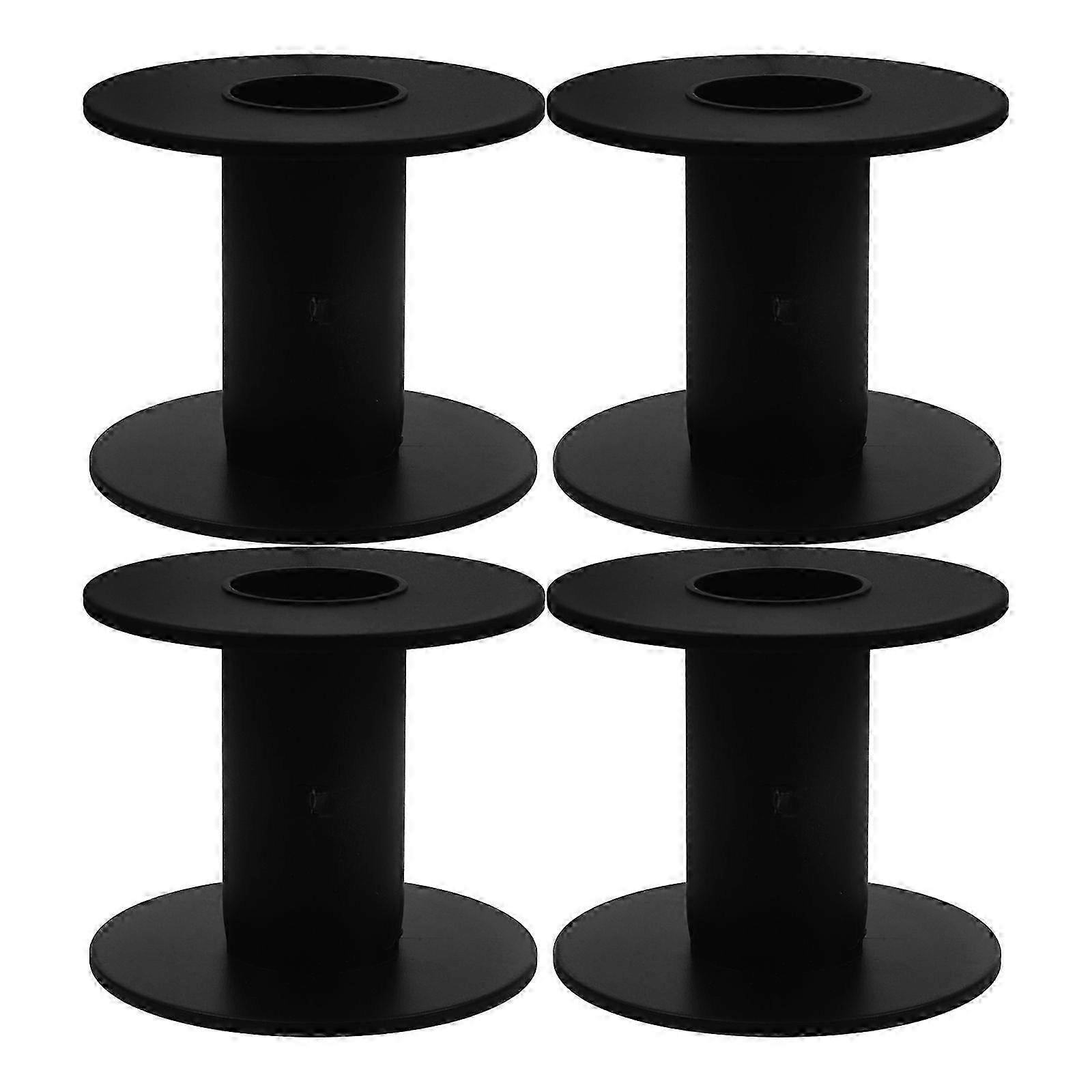 2025 4pcs Cable Spools Empty Wire Spools Replaceable Cable Bobbins Replaceable Wire Bobbin Plastic Spools Plastic Bobbin Cable Storage Supply Cable Sp
