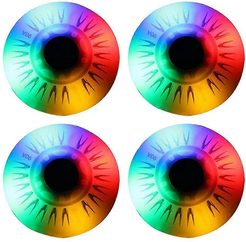 Inline Skate Wheels, 4 Pcs LED Flash Blinking Skate Wheels Replacement Wheel 72mm/76mm/80mm Inline