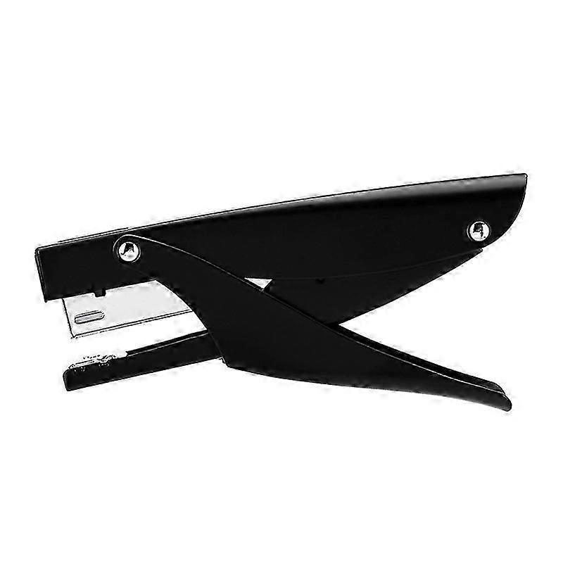 Full Metal Hand-held Stapler, can Hold 20 Sheets, (Black)