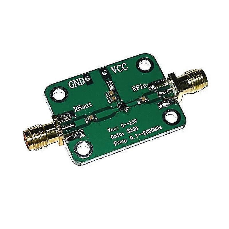 Amplificator de bandă largă RF Amplificator cu zgomot redus LNA de putere medie (câștig 0.1-2000MHz 30dB)
