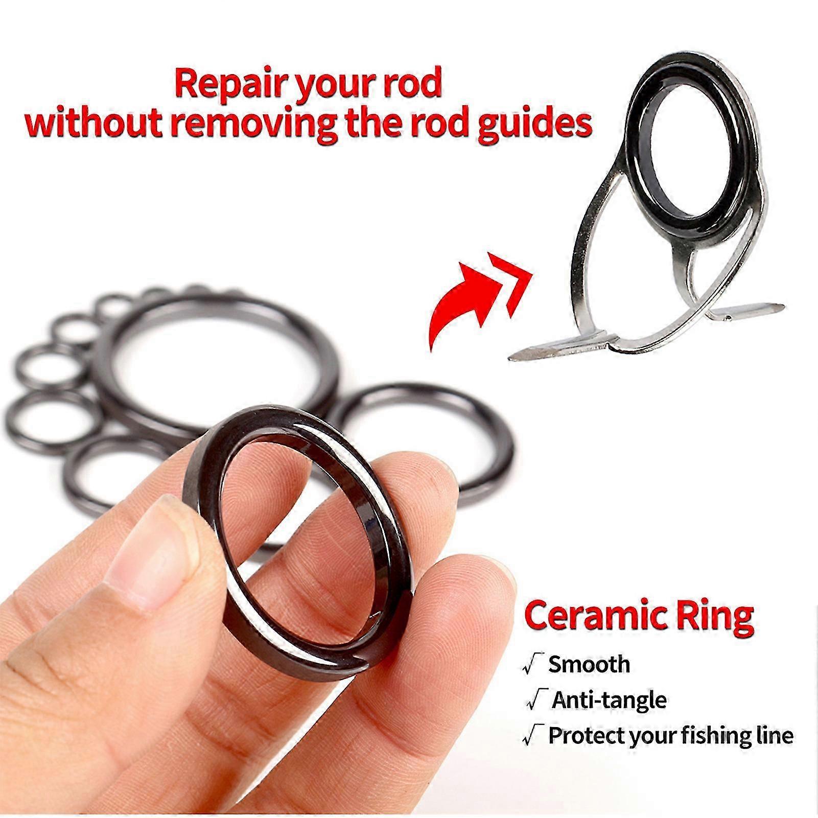 Fishing Rod Guide & Ceramic Ring Repair Kit