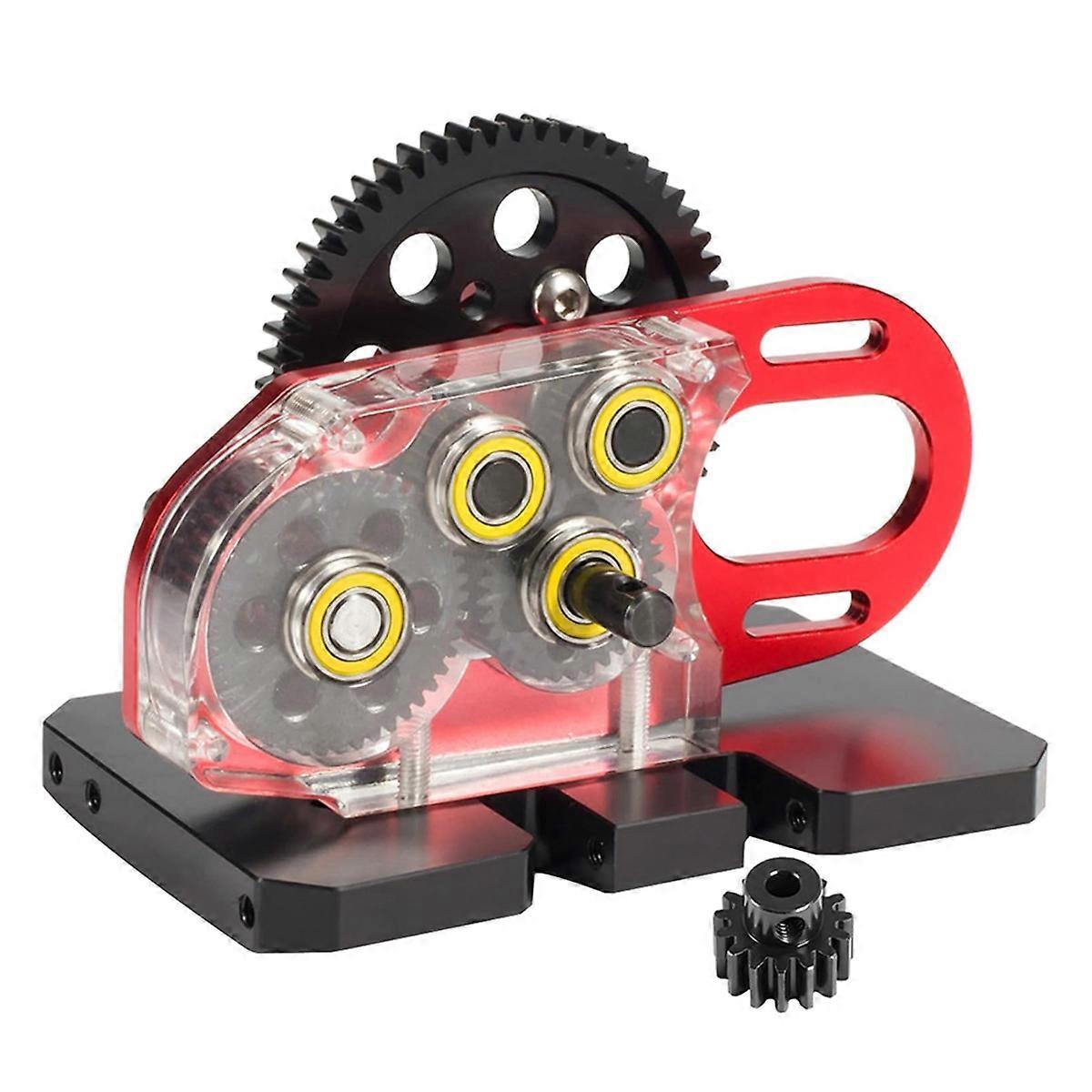 1/10 Scale 2-Speed Overdrive Differential Transmission for RC Crawler Axial SCX10 II Pro Capra Elem