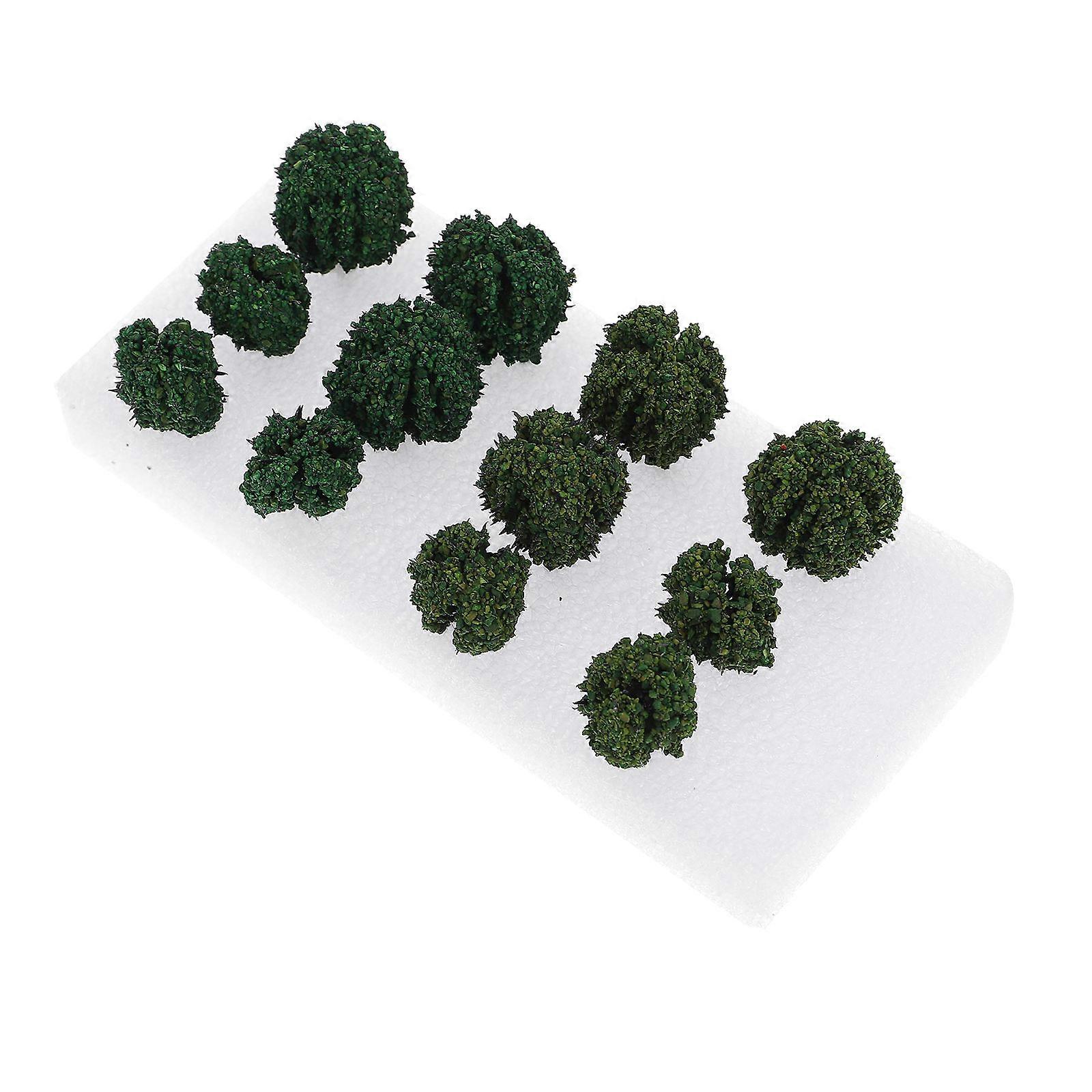 Realistic Miniature Shrub Models for DIY Scenery & Micro Landscape Decor – Durable Indoor & Outdoor Artificial Vegetation