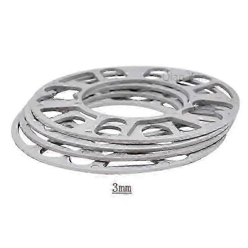 طقم فاصل العجلات العالمي المكون من 4 قطع بأحجام 3 مم 5 مم 8 مم و 10 مم لوح ألومنيوم ل 4x100 4x114.3 5x100 5x108 5x114.3 و 5x13mm SZRH AJ