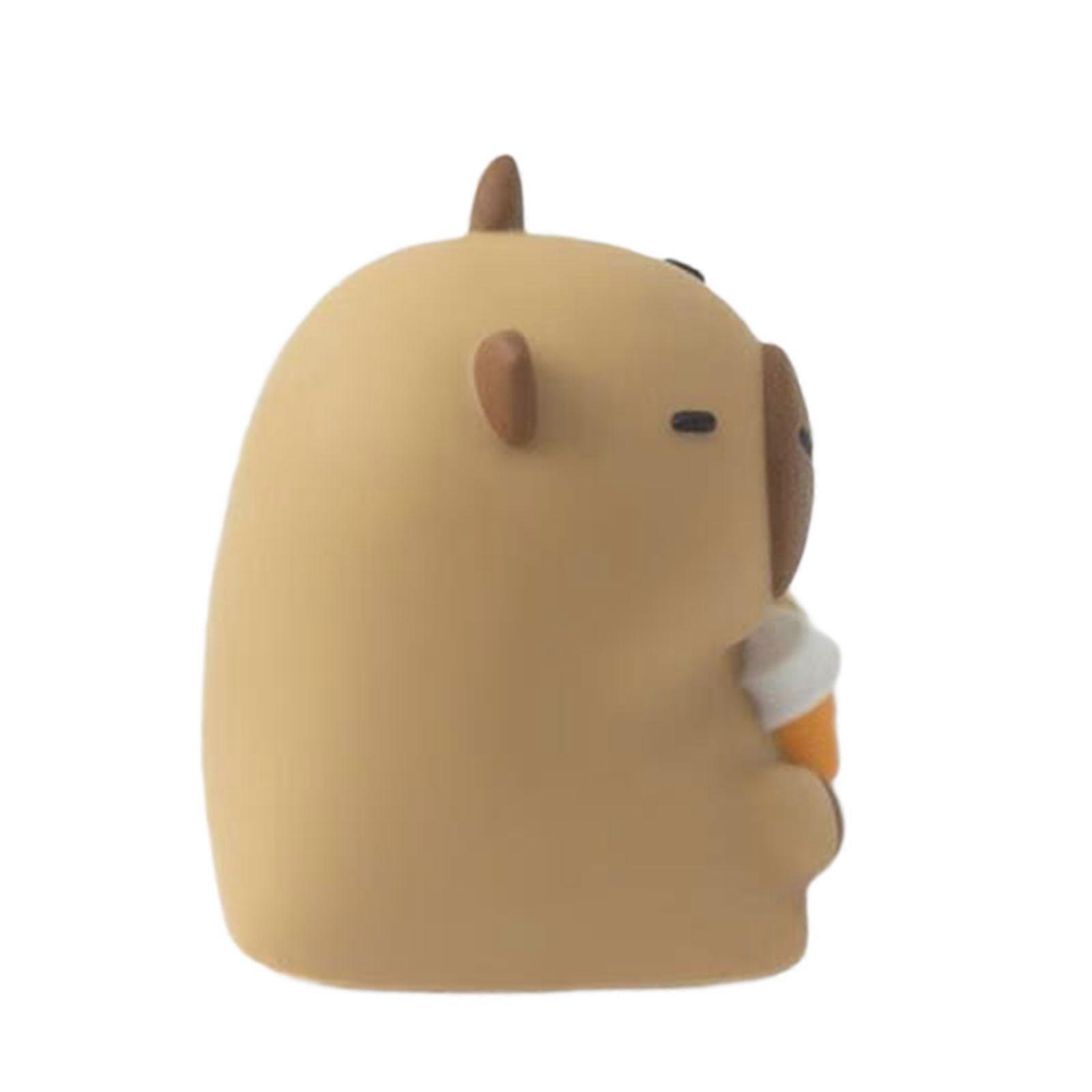 Artistic Resin Keycaps Capybara Pattern Rich Saturation Color Key Caps Comfortable Typing Experience For PC Setups Multicolor