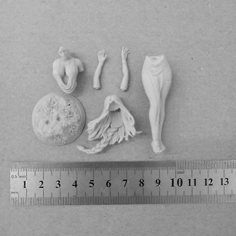 Elegant 1/24 Scale 75mm Resin Figure Model Kit Unassembled and Unpainted DIY Toys Gifts