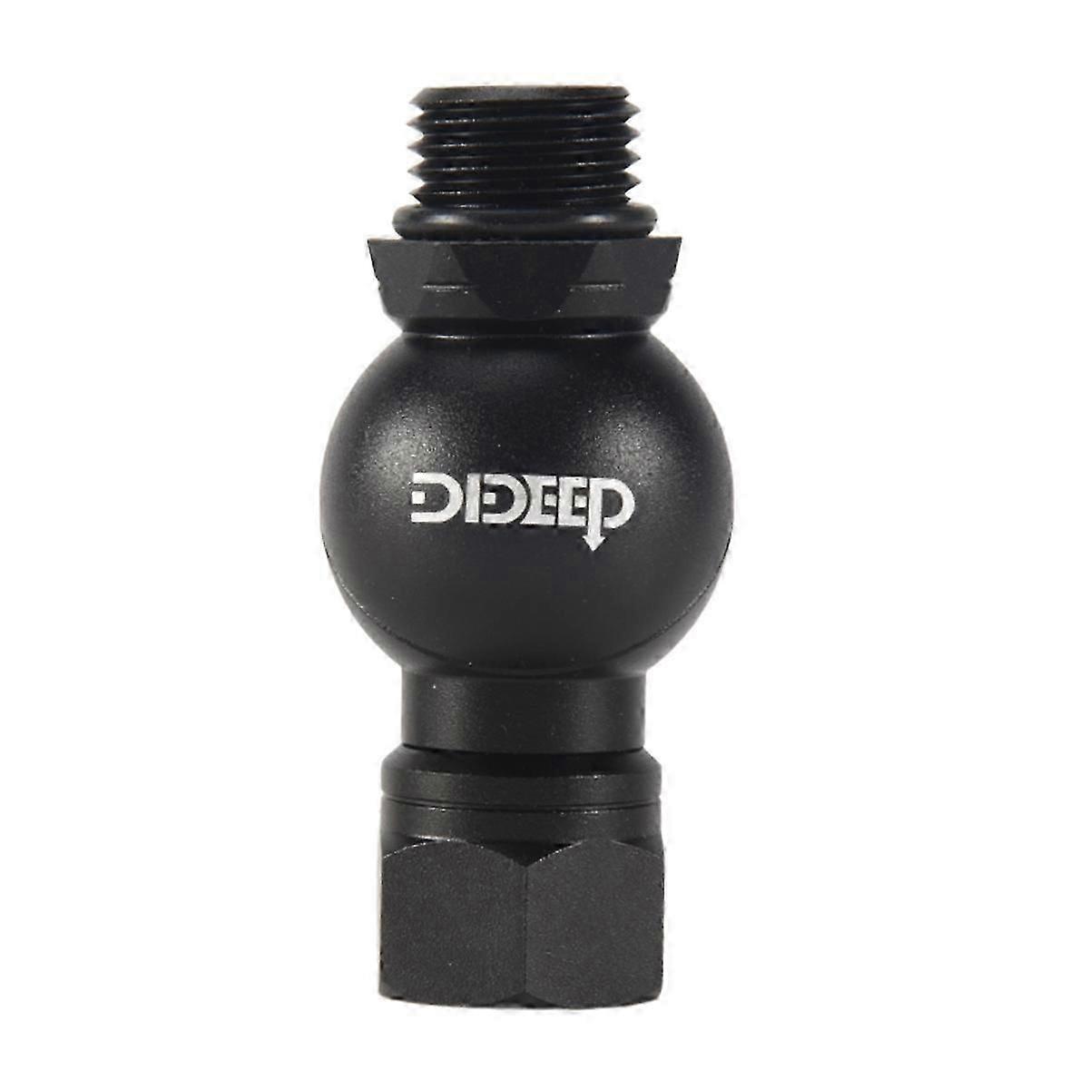 DIDEEP Global Universal 360 Degree Swivel Hose Adapter for 2Nd Stage Scuba Diving Regulator Connecto