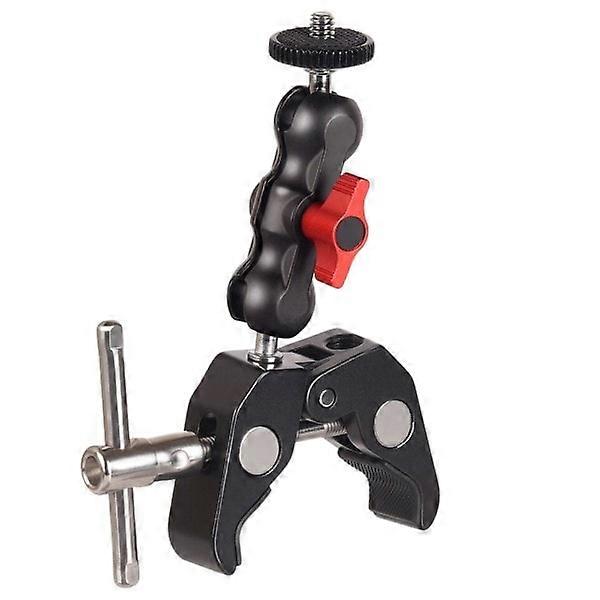 Camera Mount Clamp with 360° Ball Head Arm for DSLR Camera