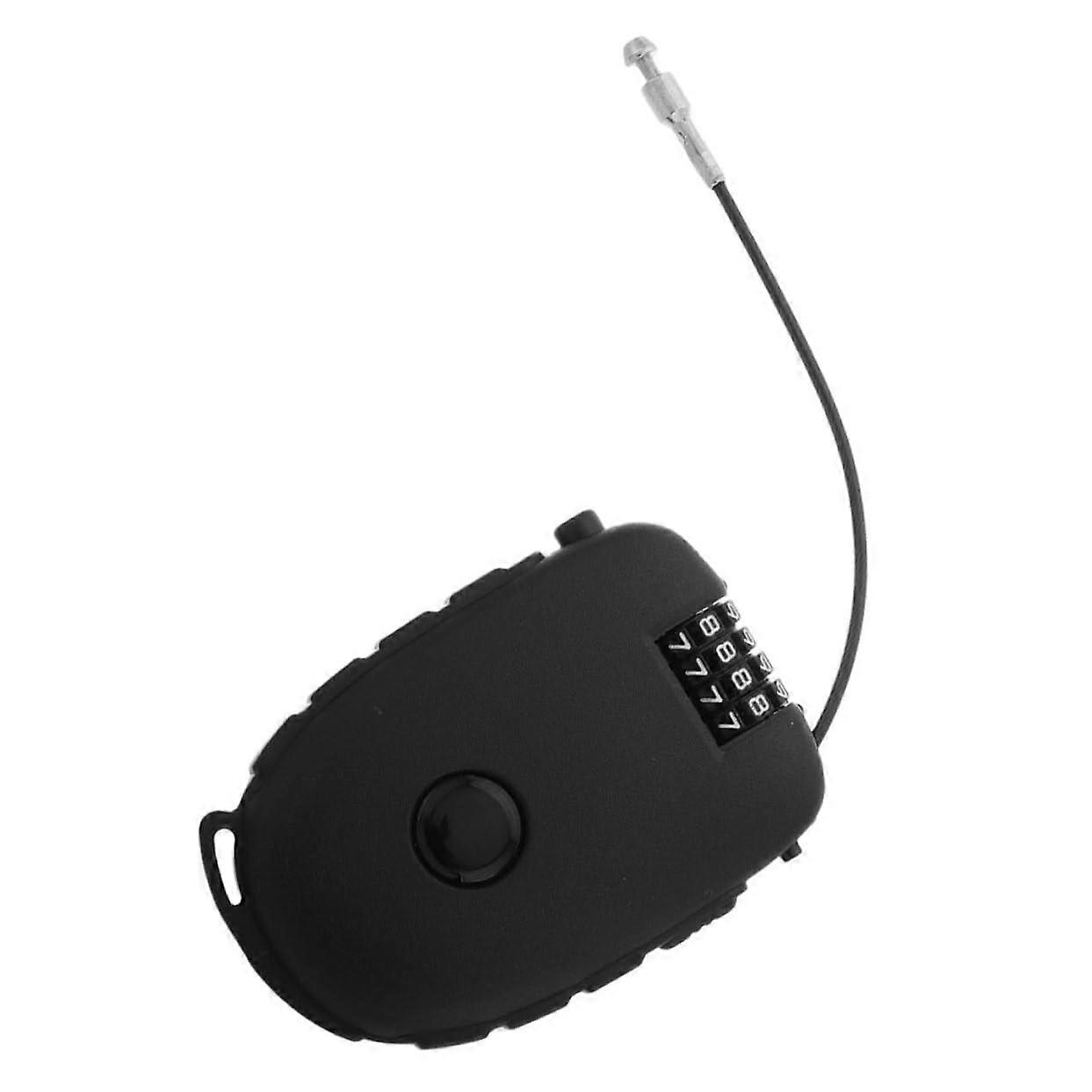 Lightweight Flexible Retractable Steel Cable Bike Lock Portable Security Lock for Strollers and Versatile Use