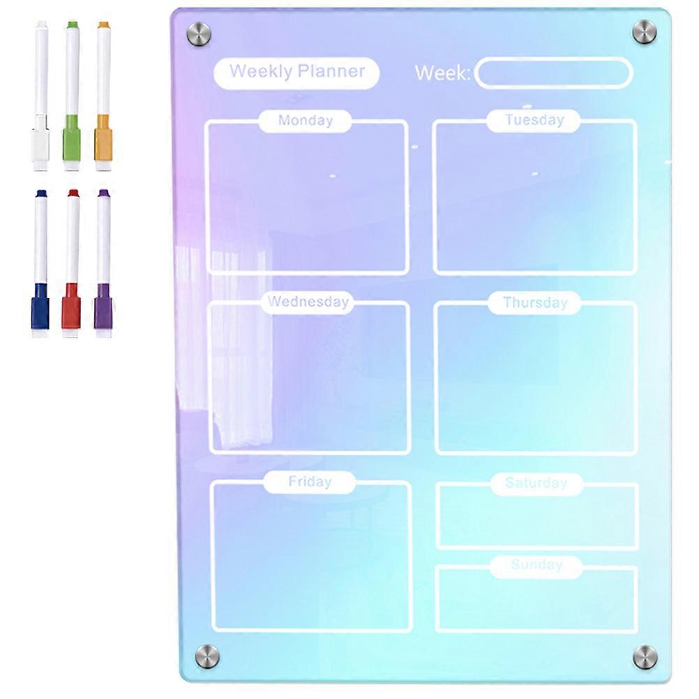 Notice Boards For Home Dry Erase Board Schedule Organization Practical Design 29.70X21.00X1.50CM 1 Set