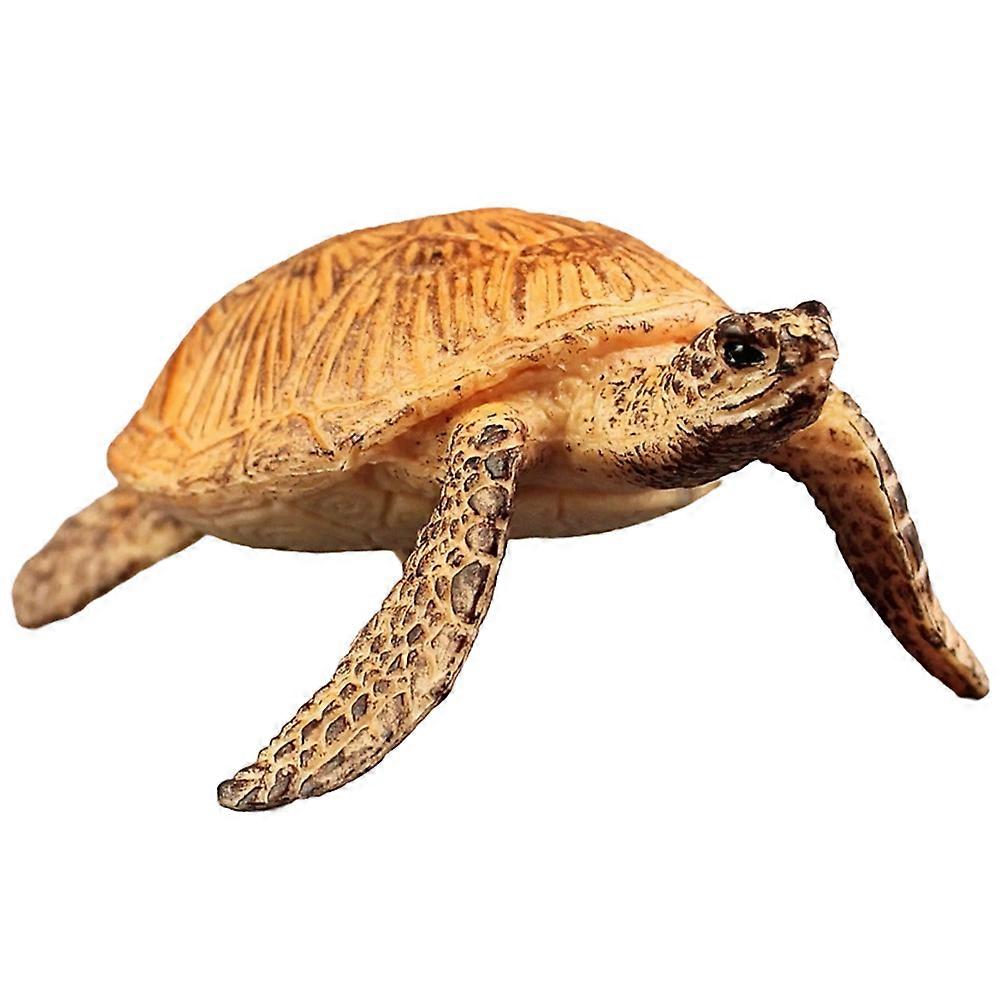 Realistic Plastic Turtle Figurine Educational Tortoise Model for Animal Cognition, Imaginative Play, and Home Garden Decor