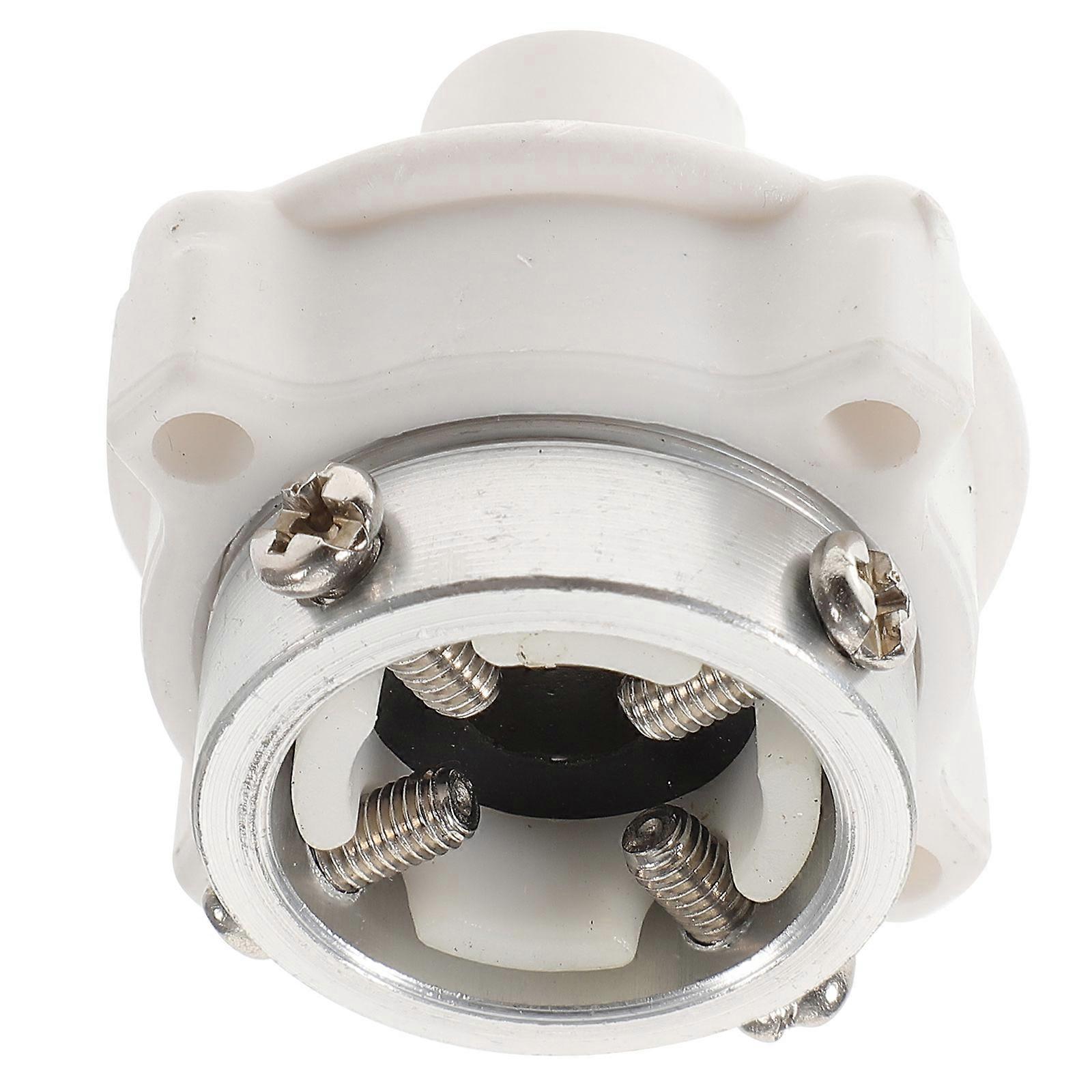Washer Hose Quick Connect Adapter for Hose 1/2 Inlet Pipe Connector Stainless Steel ABS White