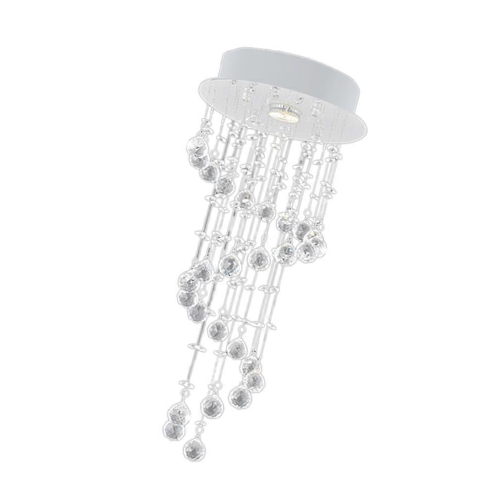 Modern Crystal Ceiling Light For Front Desk Elegant Design Warm Light 40*20cm 1Pack